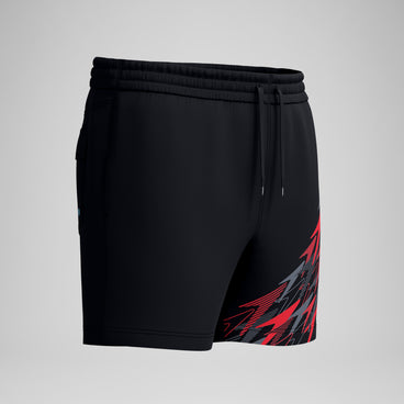 Men's Medley Logo Swim Shorts Black/Red