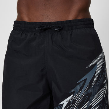 Men's Medley Logo Swim Shorts Black/Grey