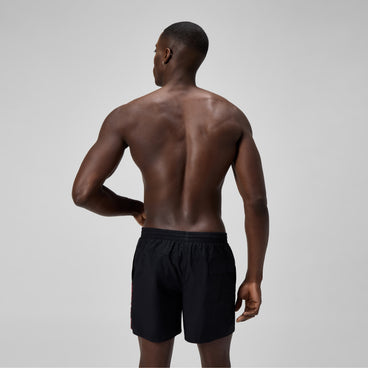 Men's Medley Logo Swim Shorts Black/Orange