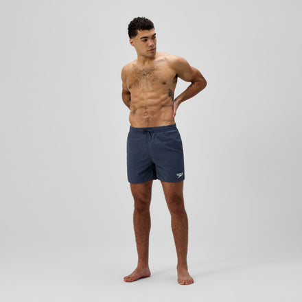 Men's Essential Solid Swim Shorts Grey