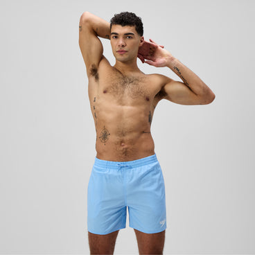 Men's Essential Solid Swim Shorts Blue