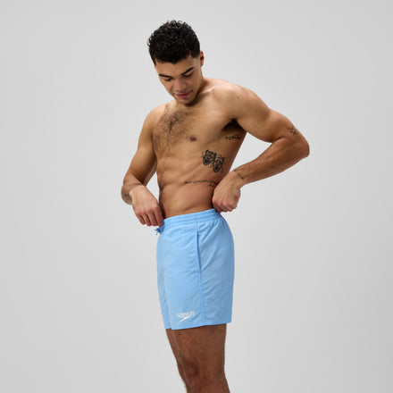 Men's Essential Solid Swim Shorts Blue