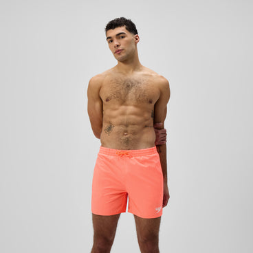 Men's Essential Solid Swim Shorts Orange