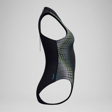 Women's Printed Hydrasuit Black /Green