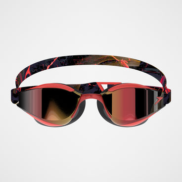 Adult Fastskin Hyper Elite Mirrored Goggles Smoke/Red