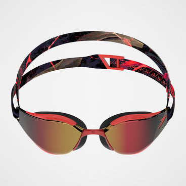 Adult Fastskin Hyper Elite Mirrored Goggles Smoke/Red