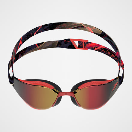 Adult Fastskin Hyper Elite Mirrored Goggles Smoke/Red