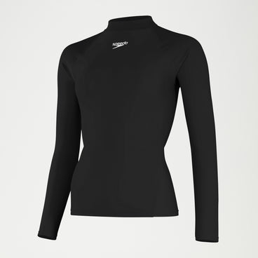 Women's Long Sleeve Rash Top Black