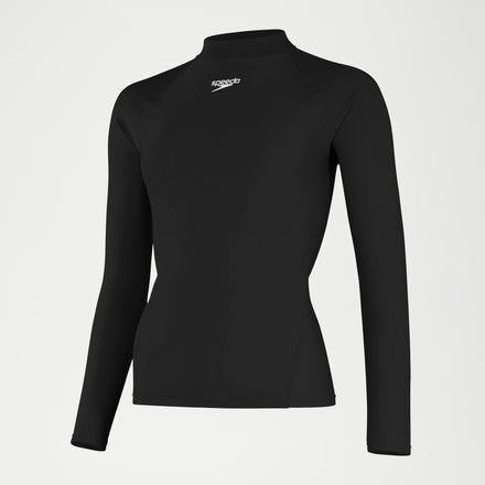 Women's Long Sleeve Rash Top Black