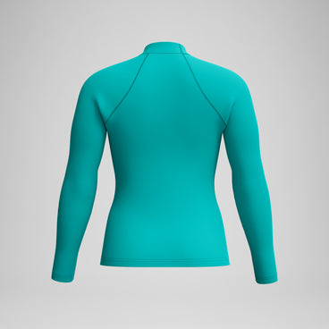 Women's Long Sleeve Rashguard Turquoise