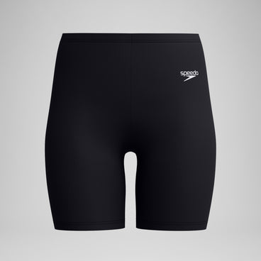Women's Solid Swim Shorts Black