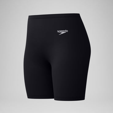 Women's Solid Swim Shorts Black
