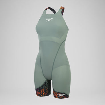 Women's Fastskin LZR Ignite Kneeskin Green/Black