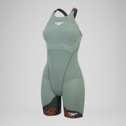 Women's Fastskin LZR Ignite Kneeskin Green/Black