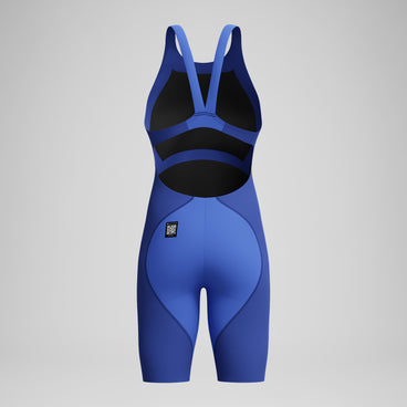 Girls' Fastskin LZR Ignite Kneeskin Blue/Yellow