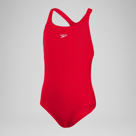 Girls' Endurance+ Medalist Swimsuit Red