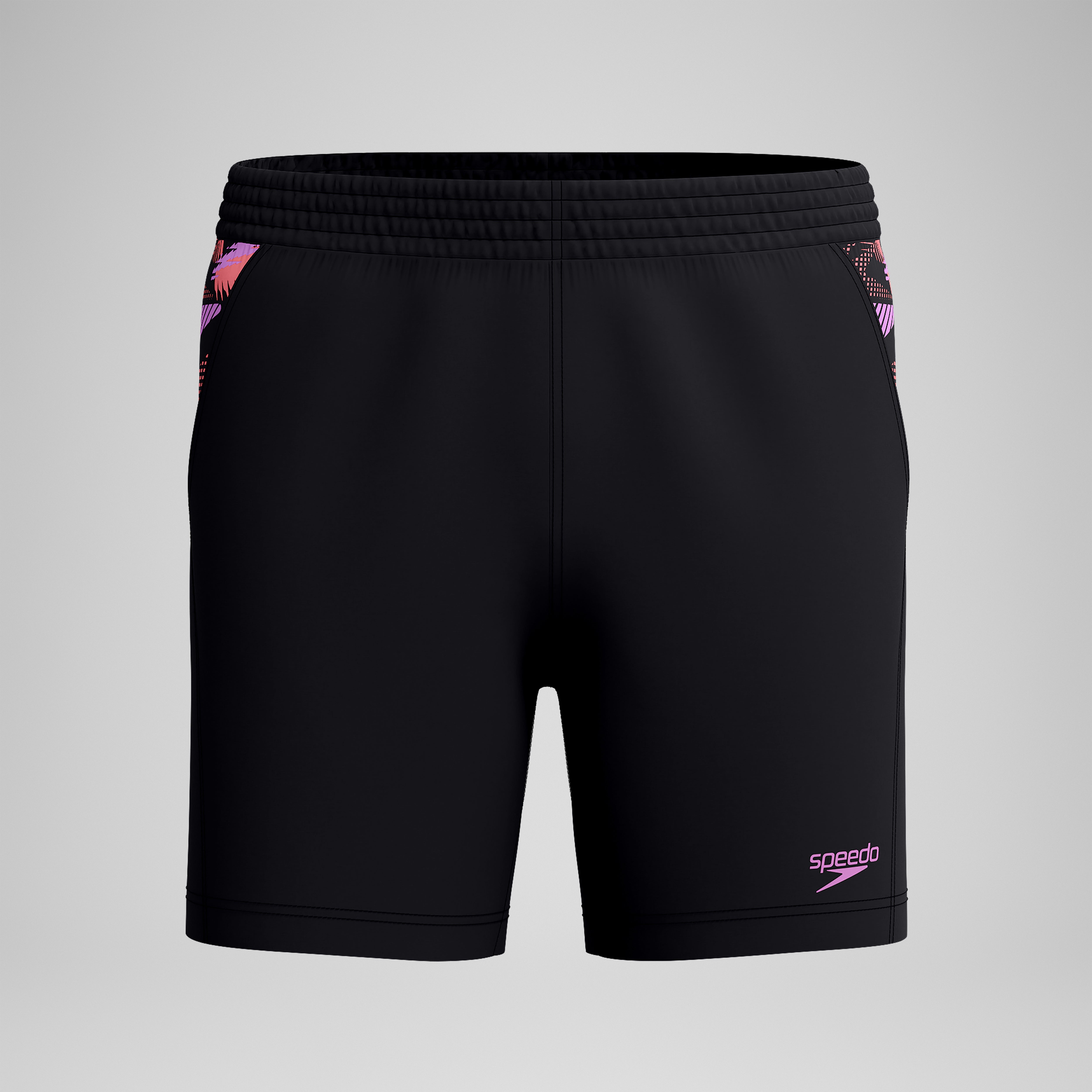 Men's Xpress Lite Swim Shorts Black/Pink | Speedo