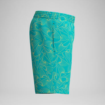 Men's Xpress Lite Allover Swim Shorts Turquoise