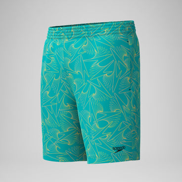 Men's Xpress Lite Allover Swim Shorts Turquoise
