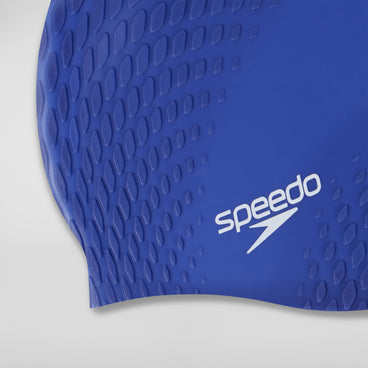 Adult Bubble Active+ Swim Cap Blue