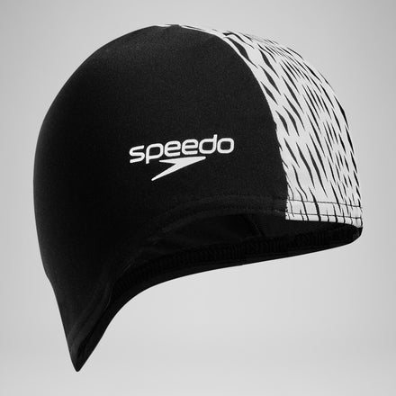 Adult Boom Endurance+ Swim Cap Black/White