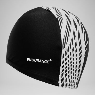 Adult Boom Endurance+ Swim Cap Black/White
