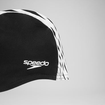 Adult Boom Endurance+ Swim Cap Black/White