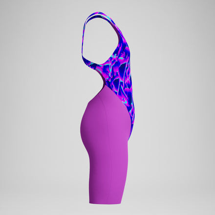 Girls Fastskin Endurance+ Max Openback Kneeskin Purple/Pink