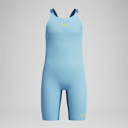 Girls Fastskin Endurance+ Max Openback Kneeskin Blue