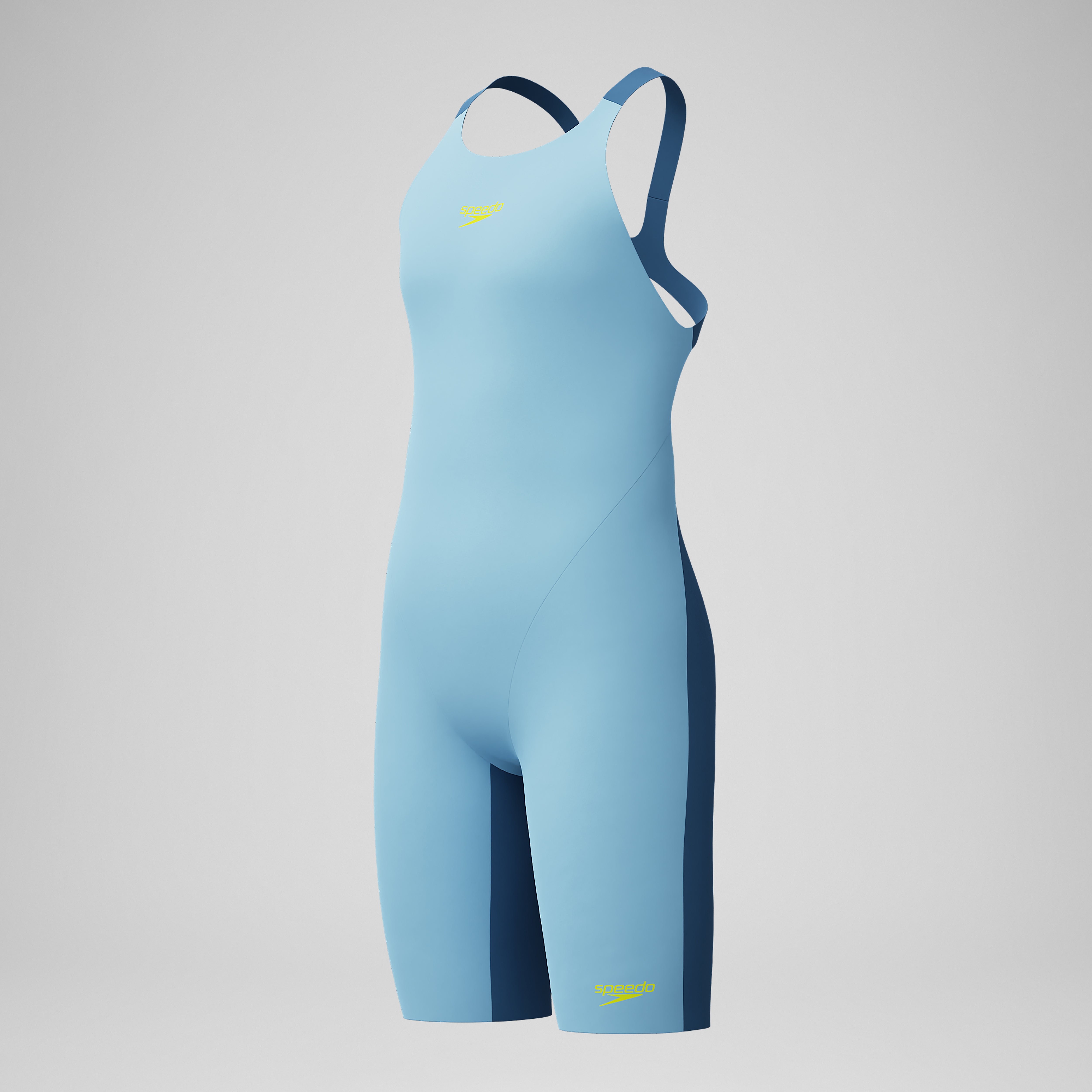 Girls Fastskin Endurance+ Max Openback Kneeskin Blue | Speedo