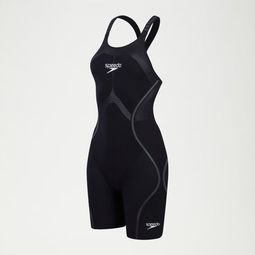 Women's Fastskin LZR Pure Intent 2.0 Openback Kneeskin Black/Iridescent