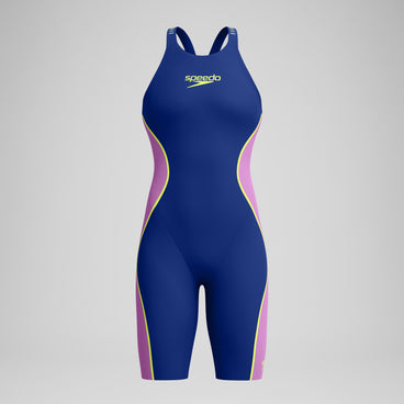 Women's Fastskin LZR Pure Intent 2.0 Closedback Kneeskin Navy/Purple