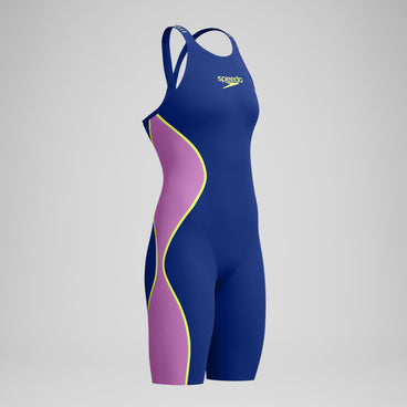 Women's Fastskin LZR Pure Intent 2.0 Closedback Kneeskin Navy/Purple
