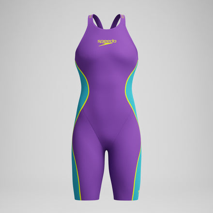 Women's Fastskin LZR Pure Intent 2.0 Closedback Kneeskin Purple/Blue