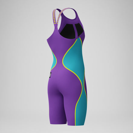 Women's Fastskin LZR Pure Intent 2.0 Closedback Kneeskin Purple/Blue