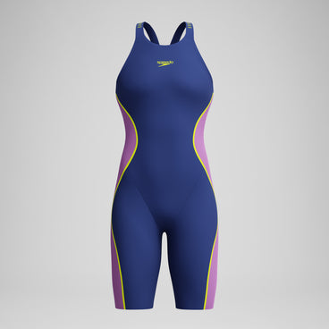 Women's Fastskin LZR Pure Intent 2.0 Closedback Kneeskin Navy/Pink/Yellow