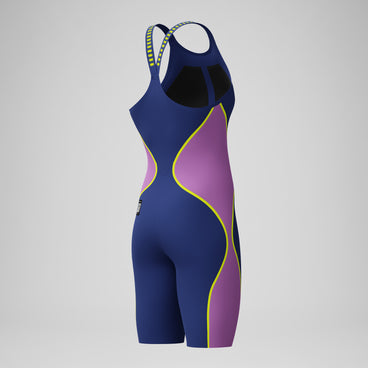 Women's Fastskin LZR Pure Intent 2.0 Closedback Kneeskin Navy/Pink/Yellow
