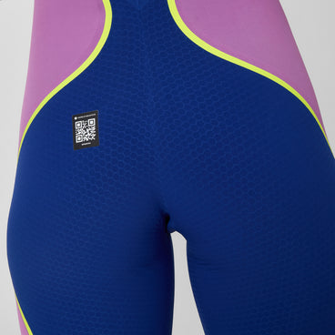 Women's Fastskin LZR Pure Intent 2.0 Closedback Kneeskin Navy/Pink/Yellow
