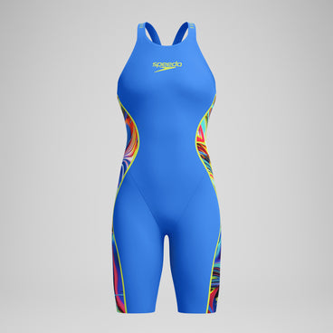 Women's Fastskin LZR Pure Intent 2.0 Closedback Kneeskin Blue/Yellow/Red