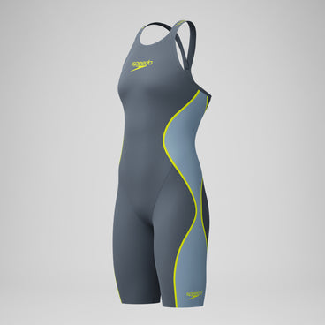 Women's Fastskin LZR Pure Intent 2.0 Closedback Kneeskin Grey/Blue