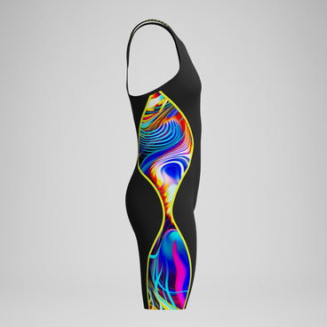 Women's Fastskin LZR Pure Intent 2.0 Closedback Kneeskin Black/Yellow