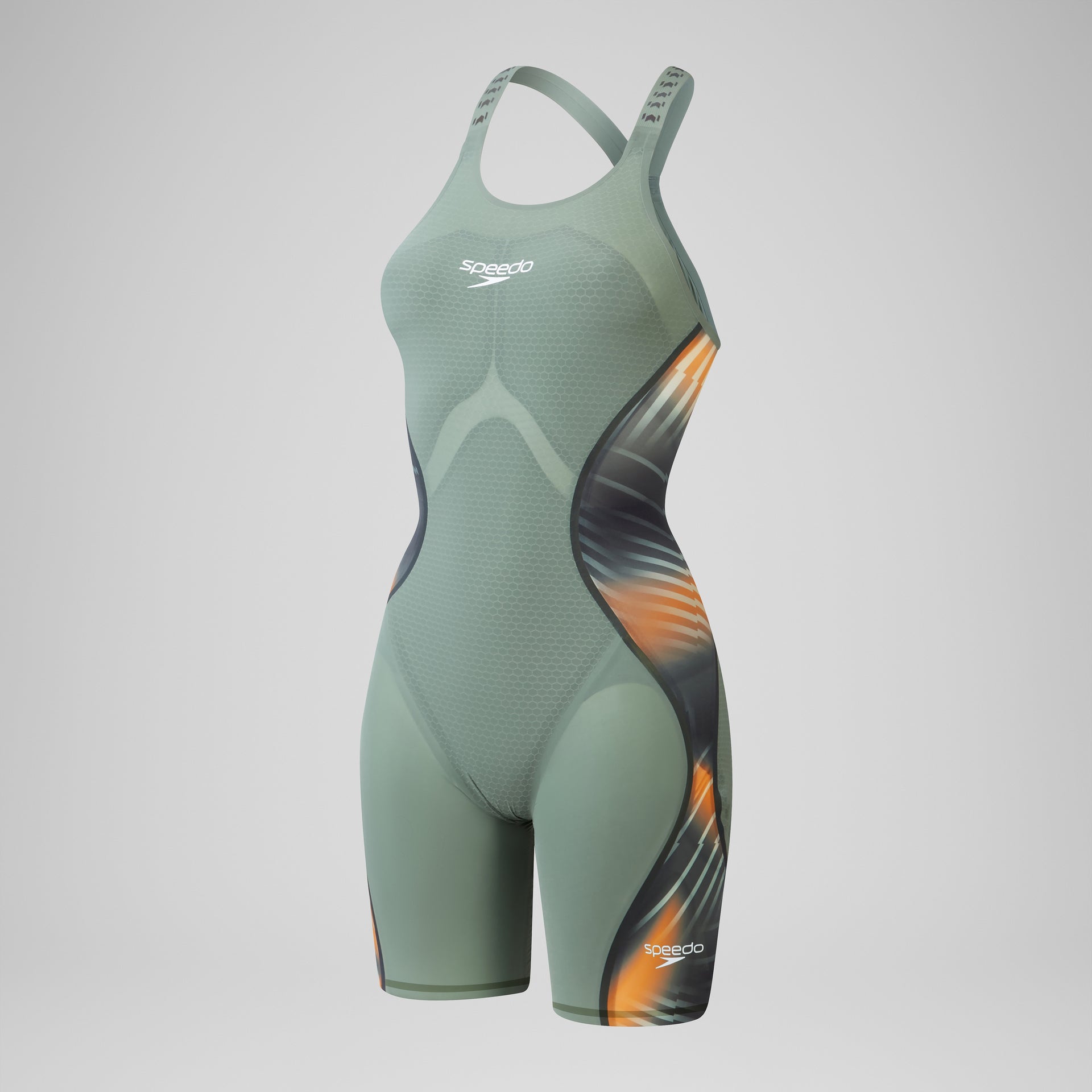 Fastskin LZR Pure Intent 2.0 Closedback Kneeskin Green Orange