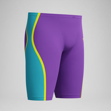 Men's Fastskin LZR Pure Intent 2.0 Jammer Purple/Blue/Yellow