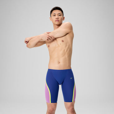 Men's Fastskin LZR Pure Intent 2.0 Jammer Navy/Pink/Yellow