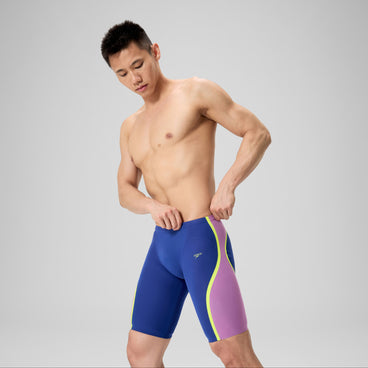 Men's Fastskin LZR Pure Intent 2.0 Jammer Navy/Pink/Yellow