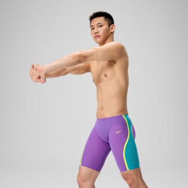 Men's Fastskin LZR Pure Intent 2.0 Jammer Purple/Blue/Yellow