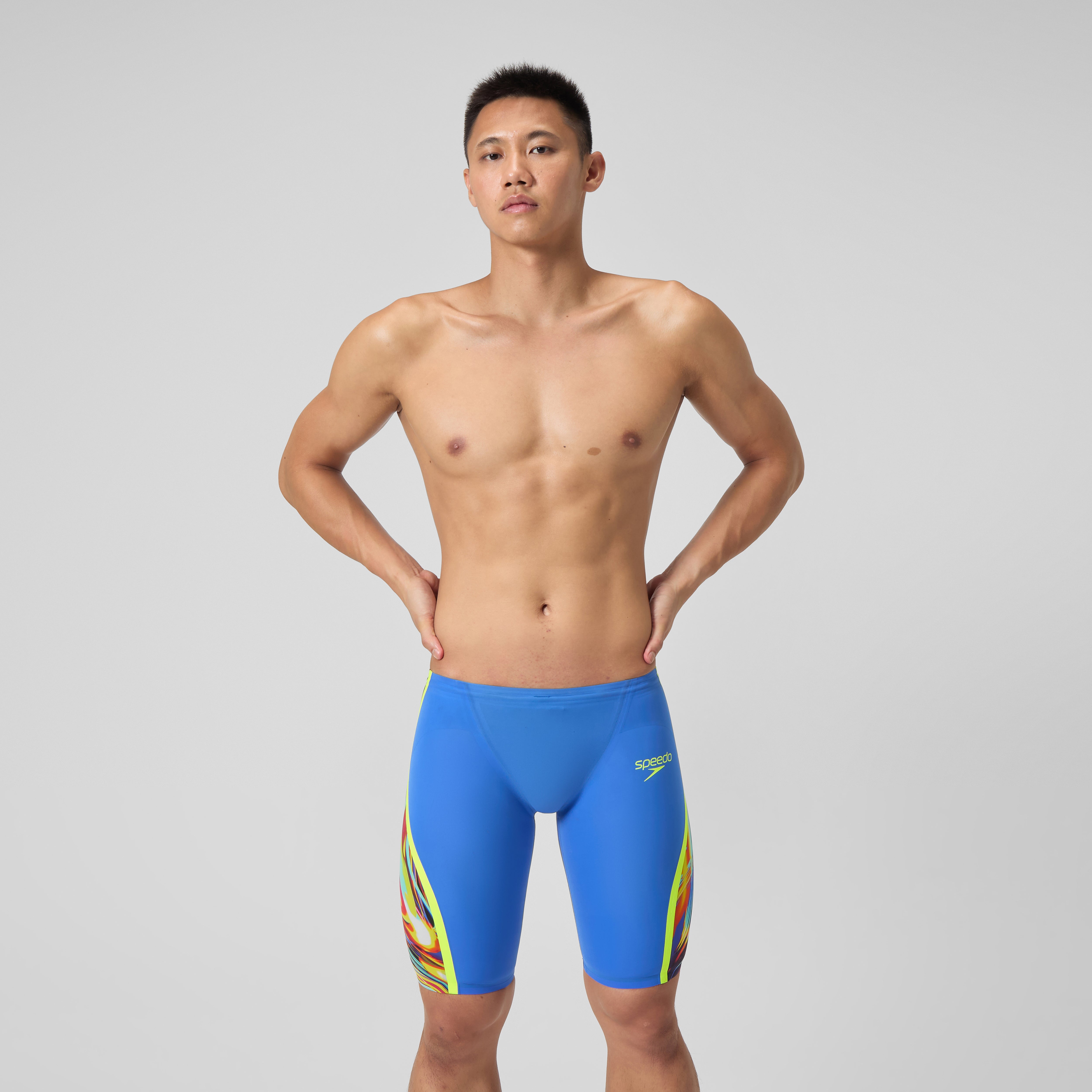 Men's Fastskin LZR Pure Intent 2.0 Jammer Blue/Yellow/Red | Speedo