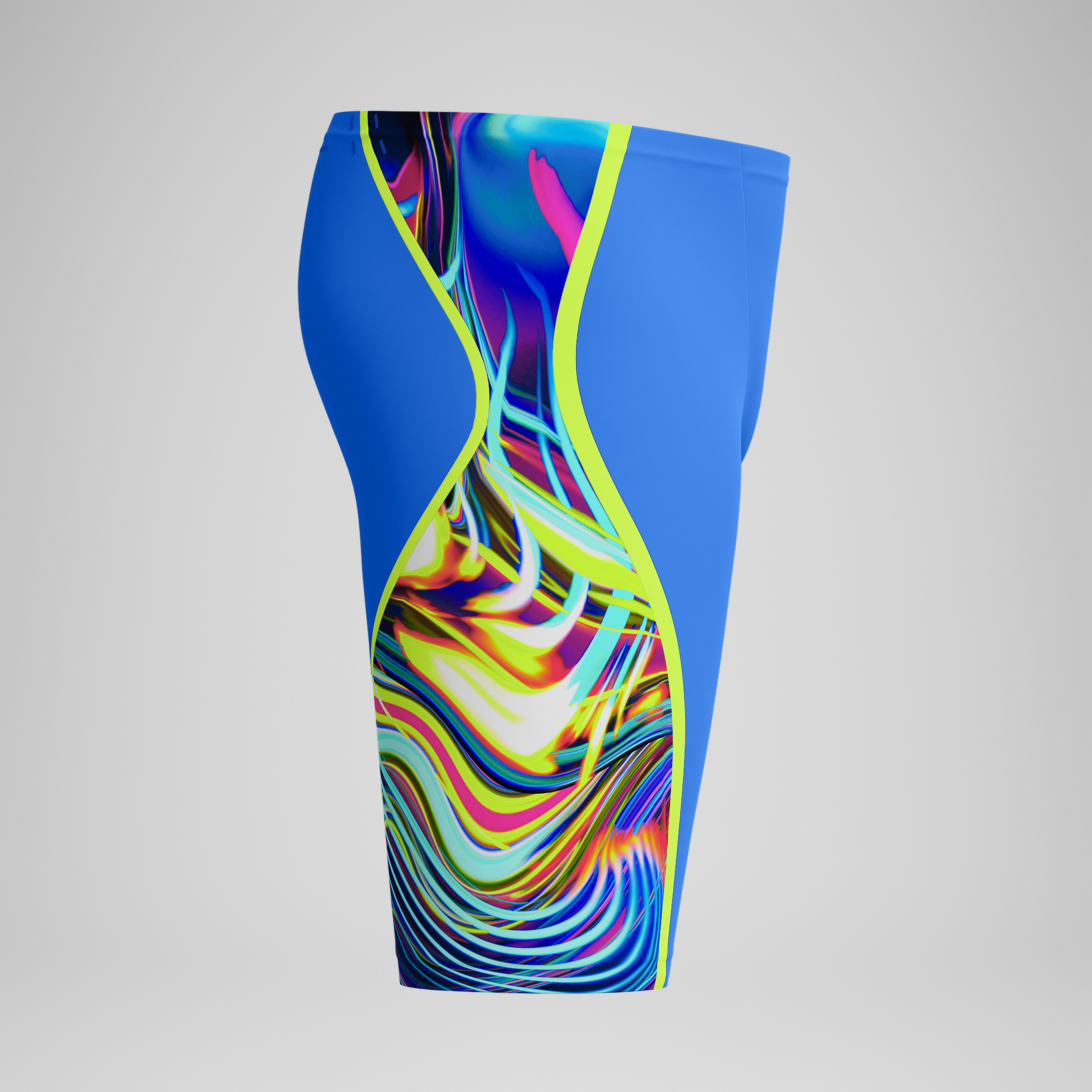 Men's Fastskin LZR Pure Intent 2.0 Jammer Blue/Yellow/Red | Speedo