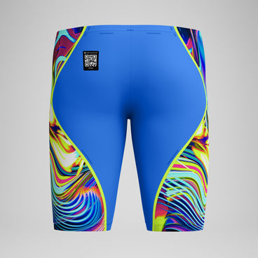 Men's Fastskin LZR Pure Intent 2.0 Jammer Blue/Yellow/Red