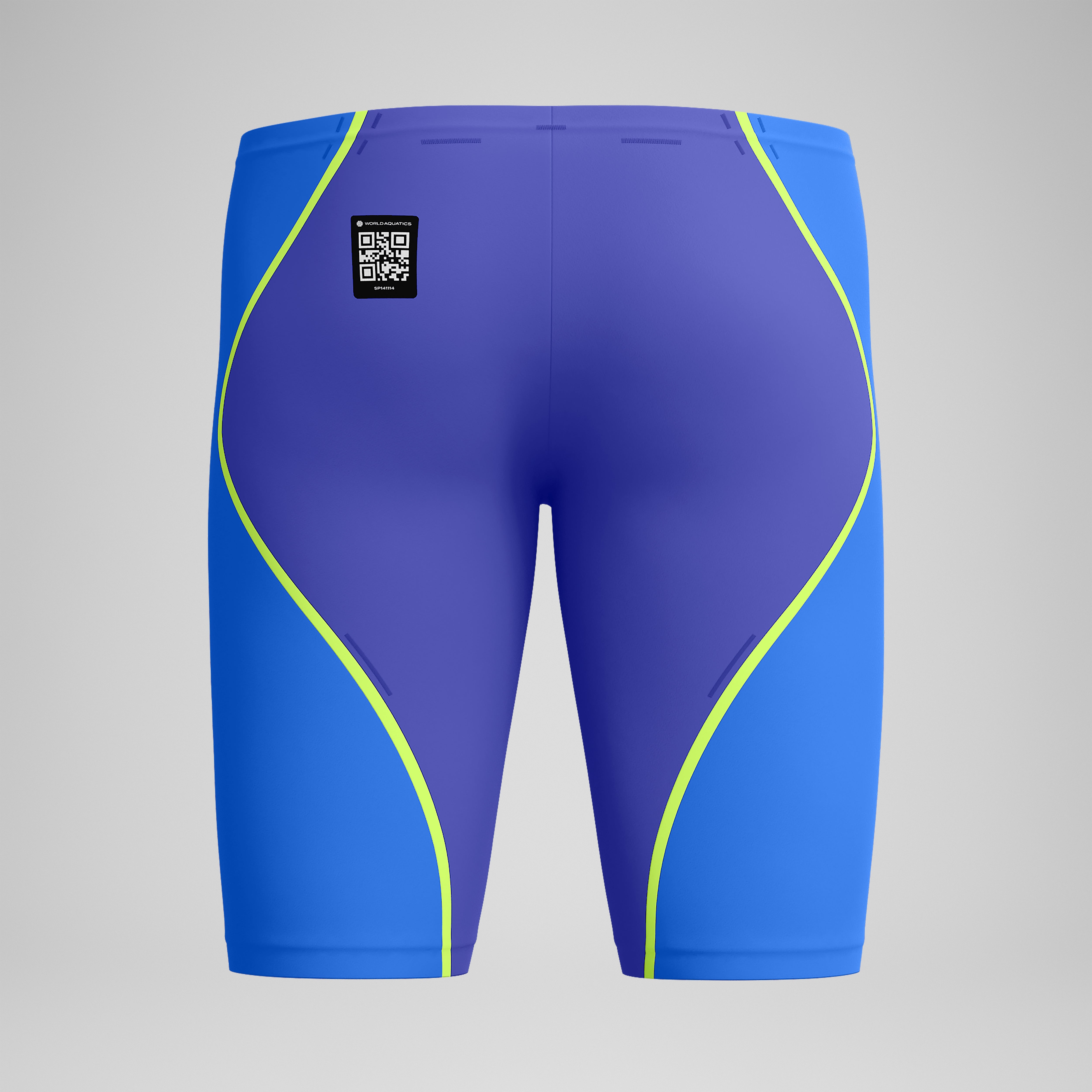 Men's Fastskin LZR Pure Valor 2.0 Jammer Blue/Yellow | Speedo